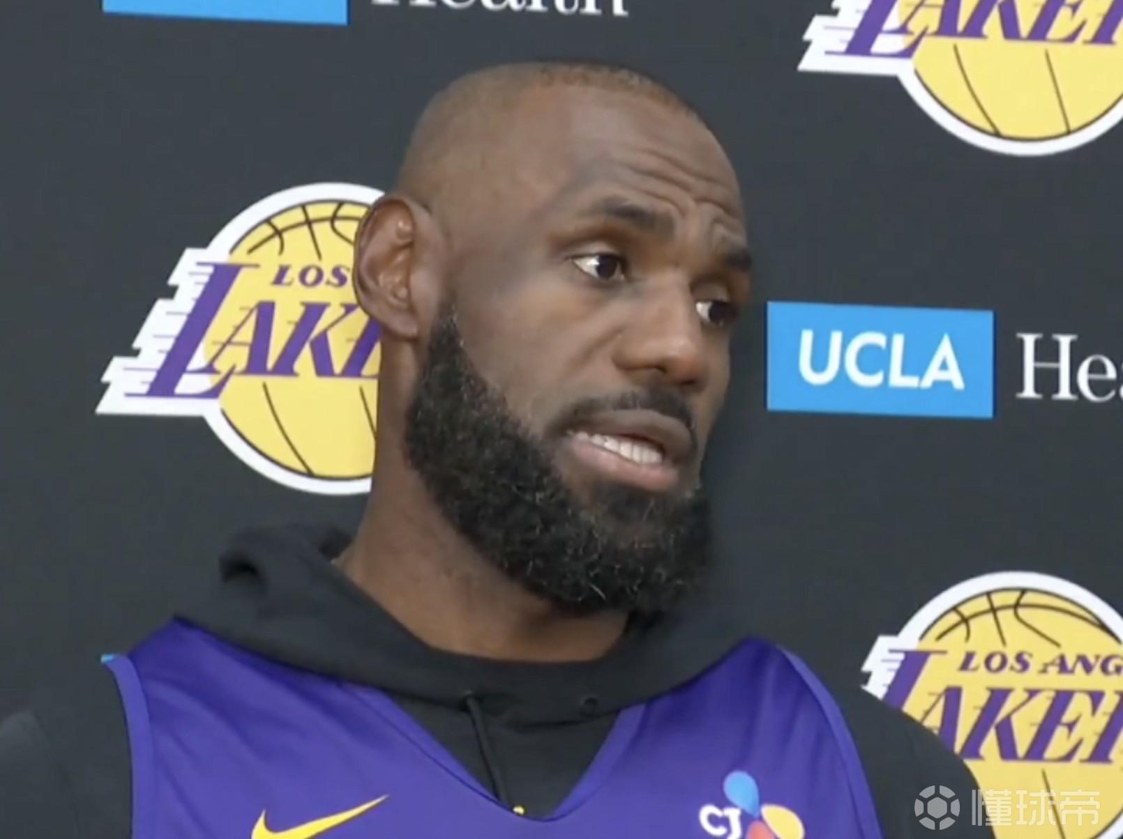 詹姆斯：季后赛里的我专注度会更高，打火箭不能光针对杜兰特